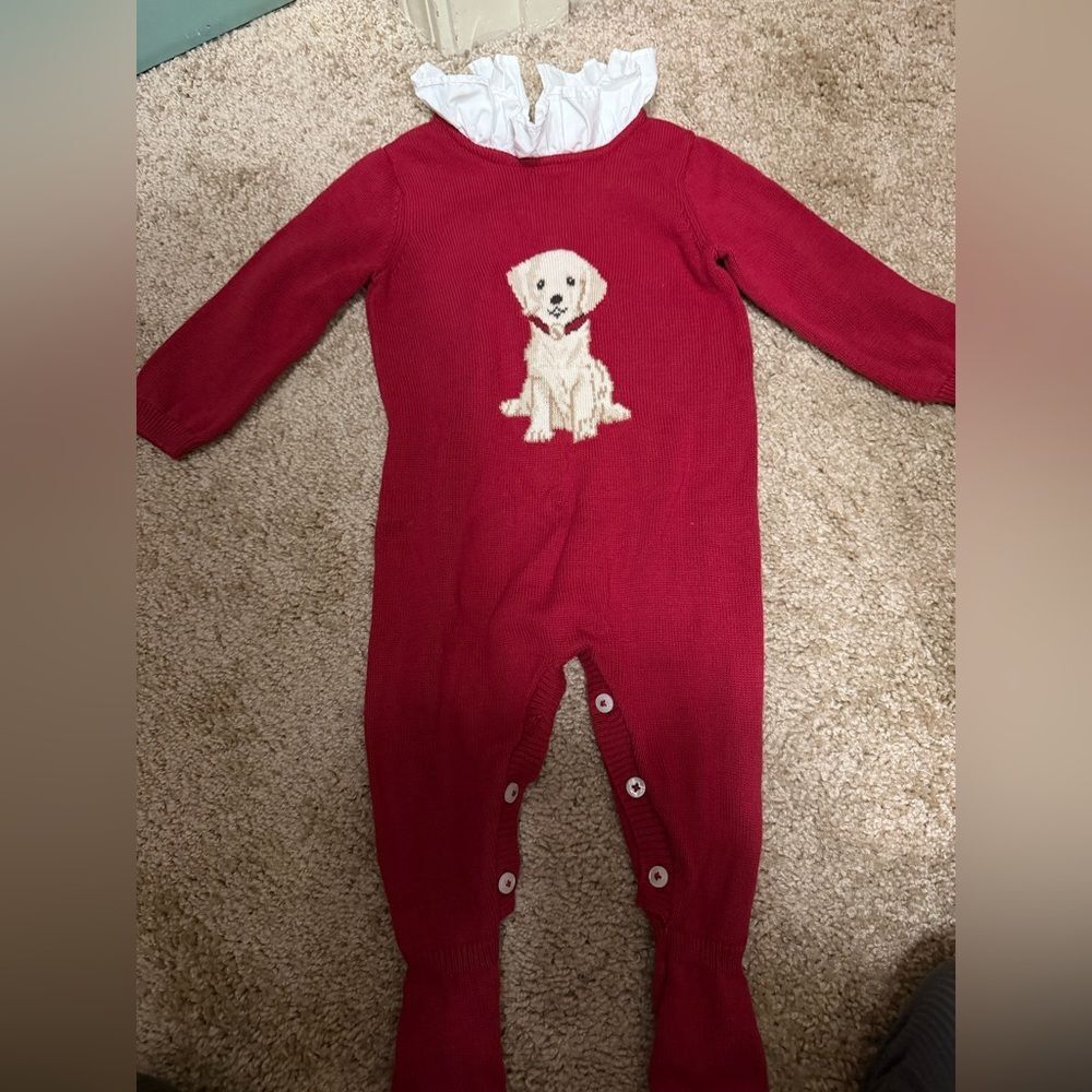 Edgehill Collection Puppy Sweater Footie